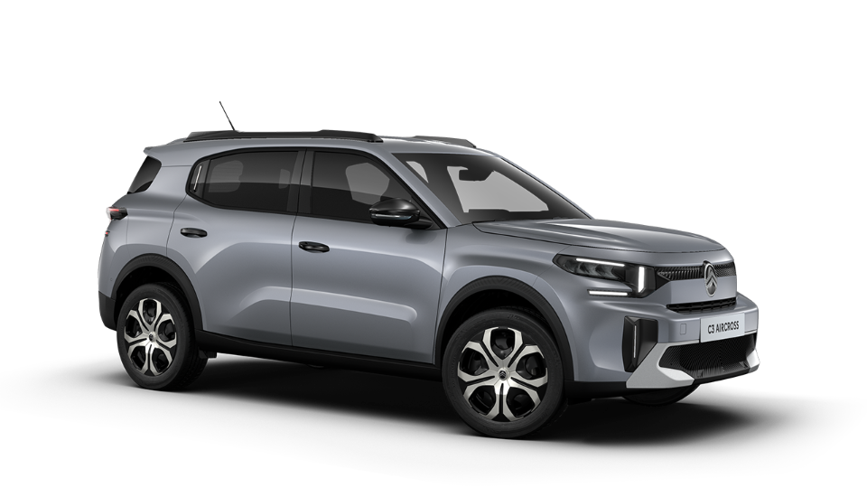 Новий Citroën C3 Aircross у комплектації Plus сірого кольору