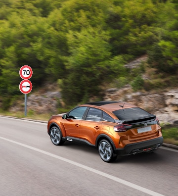 Виявлення знаків обмеження швидкості на Citroën C4